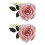 Attaches de rideaux avec boucles décoratives en forme de rose 1