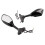 Motorbike Rear View Side Mirrors with LED Light Universal 1