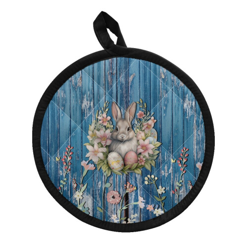 Maniques Rabbit, dessous de plat, 2 pièces, pour micro-ondes, barbecue, isolées