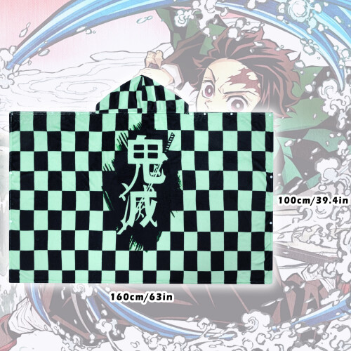Demon Slayer Tanjirou Soft Pajamas Cape 1