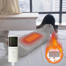 Electric Heating Pad Blanket Gray