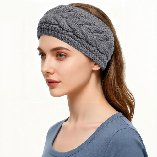 Winter Headbands for Women Fleece-Lined 1 Pack