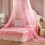 Lace Bed Canopy Dome Blue Mosquito Net 1 Piece 6