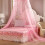 Lace Bed Canopy Dome Blue Mosquito Net 1 Piece 4