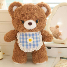 Plyšová hračka Blue Bear so šatkou, 25 cm, závažia na labkách