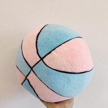 Coussin de basket-ball ultra doux en peluche 28 cm