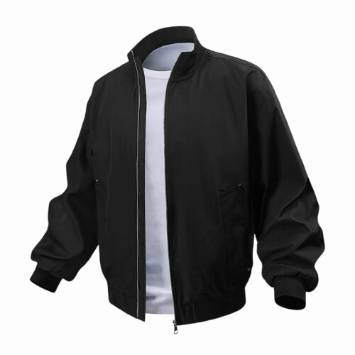 Ανδρικό casual μπουφάν bomber με μακριά μανίκια, ελαφρύ, για υπαίθριες δραστηριότητες