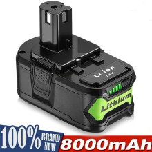 VANON 18V Replacement Battery 8.0Ah for Ryobi ONE+ P102-P109