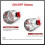 8" Motorized Duct Damper,Adjustable Volume Damper, Backdraft Damper Airflow Control for HVAC Ventilation System,AC 24V 5