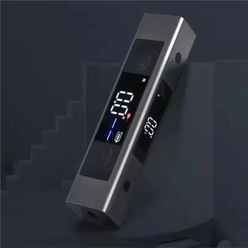 2 in 1 Laser Level Ruler Type-C Double Laser Angle Ruler Protractor Digital Inclinometer Measure Tool Protractor 2