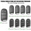 Silicone Key Fob Cover for Dodge 5-Button Keyless Entry 2PCS 6