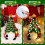 Ceramic Christmas Tree Gnome Decor with Lights Green 8 inch 4