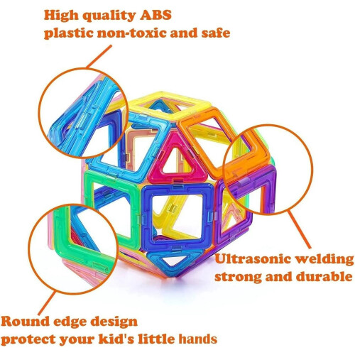 Magnetic Building Blocks STEM Toy 100 pcs 2
