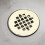 Round Steel Shower Drain Cover 108mm Rust-Resistant 4