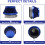 Motorcycle Air Intake Filter 55mm Universal 2PCS 4