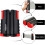 Ping Pong Paddle Set Portable with Retractable Net and 5