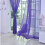 Solid Color Sheer Curtains Beige Grey Purple Pink 31.5 x 79 2
