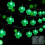 LED-Lichterkette Grün Kleeblatt 4,9 m 1