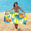 Strandhanddoek van microvezel, extra groot, 27x55 inch 2