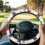 Coprivolante per carrello da golf con farfalla viola (confezione da 1) 1