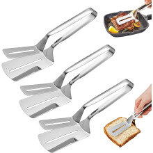 Stainless Steel Grill Clamp and Tongs with Extended Handle