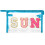 SUN Make-uptasje, transparant, met ritssluiting, ideaal voor op reis 1