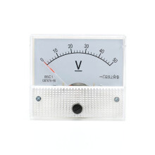 Analóg ampermérő voltmérő 10-50V DC 2-30A