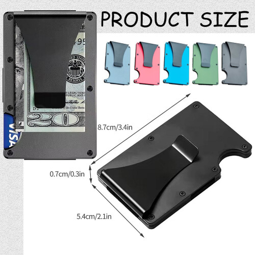 Πορτοφόλι αλουμινίου με RFID blocking για 15 κάρτες 2