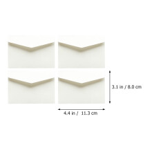 White Paper Envelopes Thickened Multi-Purpose 100 pcs