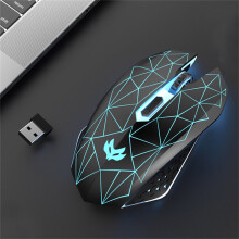 X5 Draadloze Bluetooth Gamingmuis Stille Optische RGB LED