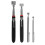 Retractable Magnetic Sweeper Black 4 pcs Telescopic 3