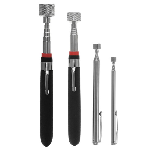 Retractable Magnetic Sweeper Black 4 pcs Telescopic 2