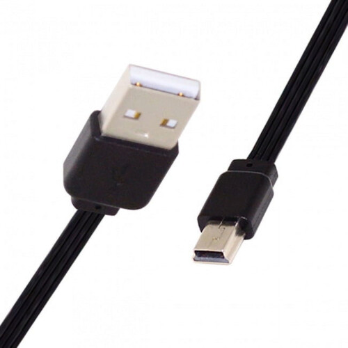 USB 2.0 Type-A til Mini-5-bens datakabel (13 cm)