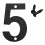 Metal Floating House Numbers Weatherproof Rustproof 5-Pack 1