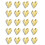 Gold Heart Fridge Magnets 20 pcs 1