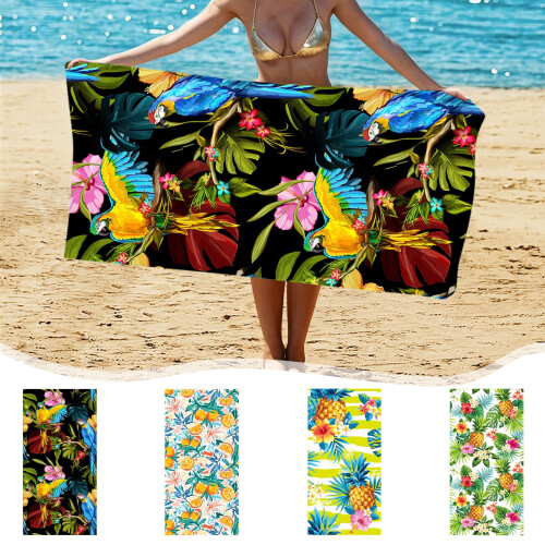 Strandhanddoek van microvezel, extra groot, 27x55 inch