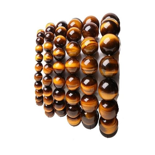 Βραχιόλι Tiger Eye Stretch Φυσική Πέτρα 6mm 2