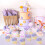 Two The Moon Birthday Cupcake Toppers Pink Planet Rocket 3
