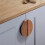 Poignées de meuble en bois de style chinois, en hêtre massif, 2 pièces, 64 mm 6