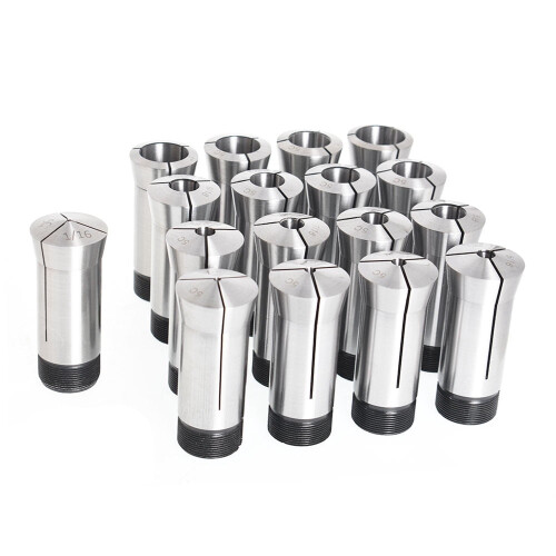 5C Round Collet Set 1/16 to 1-1/16 inch 17 pcs 1