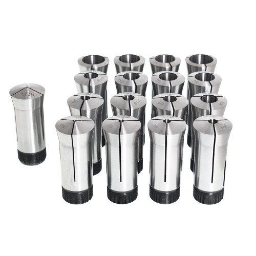 5C Round Collet Set 1/16 to 1-1/16 inch 17 pcs 2