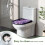 Hibiscus Butterfly Toiletbetræk Elastisk Vaskbart 4