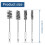 Edelstahl-Durchgangsbohrbürsten-Set (8-teilig) 5