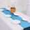 Caminho de mesa decorativo com lantejoulas, 30 x 180 cm (12 x 71 polegadas) 5