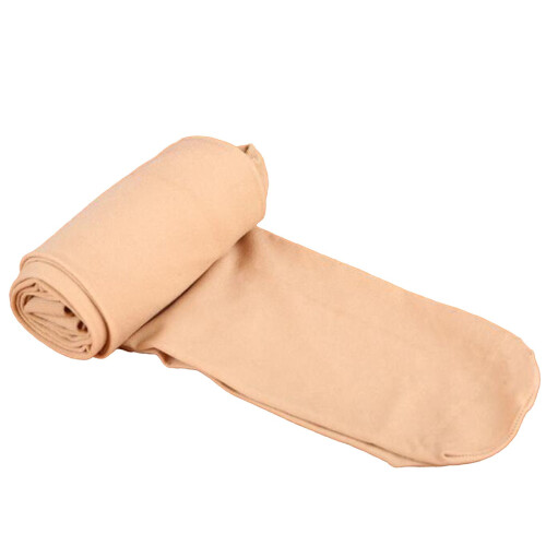 Dame strømpebukser med fod, khaki, one size 1