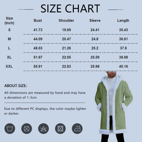 Herrecardigan med hætte i mintgrøn, XL 2