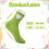 Calcetines deportivos de algodón multicolor con estampado de corazones para niñas. 2