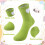 Calcetines deportivos de algodón multicolor con estampado de corazones para niñas. 3