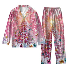 Damen-Weihnachts-Set, 2-teilig, Rosa, Größe L