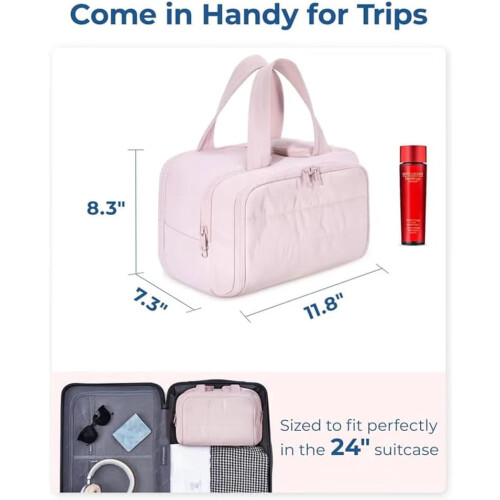 Make-up tas voor dames – Grote capaciteit, lichtgewicht 1